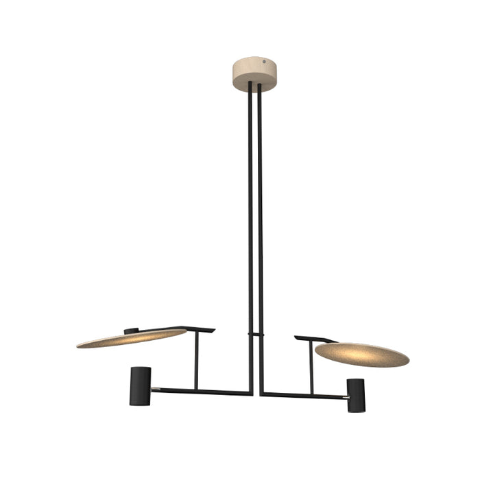 Accord 1421 Dot 2-lt 43" LED Pendant-Organic Cappuccino