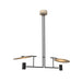 Accord 1421 Dot 2-lt 43" LED Pendant-Organic Cappuccino