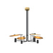 Accord 1419 Dot 4-lt 43" LED Pendant-Organic Gold