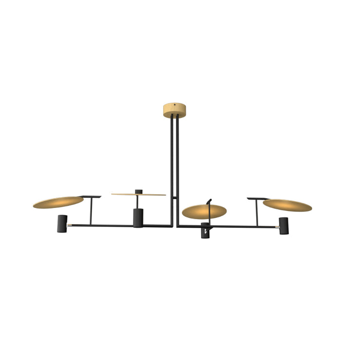 Accord 1420 Dot 4-lt 67" LED Pendant-Organic Gold