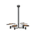 Accord 1419 Dot 4-lt 43" LED Pendant-Organic lead Grey