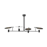 Accord 1420 Dot 4-lt 67" LED Pendant-Organic lead Grey