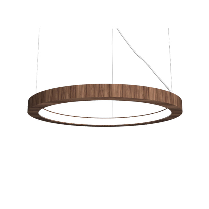 Accord 1318LED Frame 1-lt 32" LED Pendant-American Walnut
