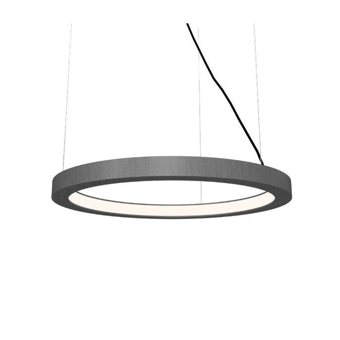 Accord 1318LED Frame 1-lt 32" LED Pendant-Organic lead Grey