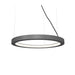 Accord 1318LED Frame 1-lt 32" LED Pendant-Organic lead Grey