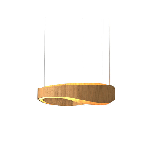 Accord 1467 Horizon 1-lt 24" LED Pendant-Louro Freijo
