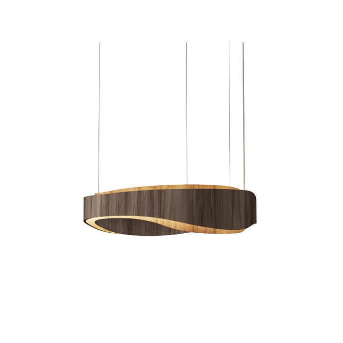 Accord 1468 Horizon 1-lt 32" LED Pendant-American Walnut