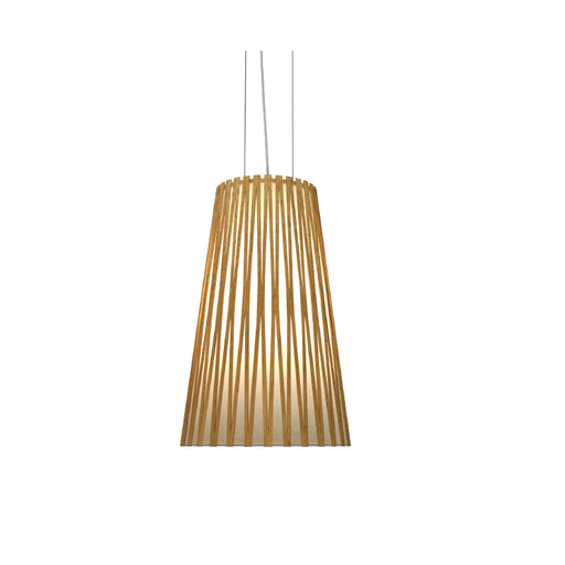 Accord 1239 Living Hinges 1-lt 6" LED Pendant-Louro Freijo
