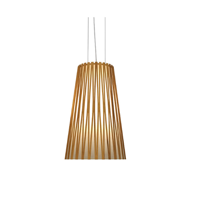 Accord 1239 Living Hinges 1-lt 6" LED Pendant-Teak