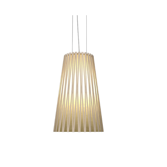 Accord 1240 Living Hinges 1-lt 7" LED Pendant-Organic Cappuccino