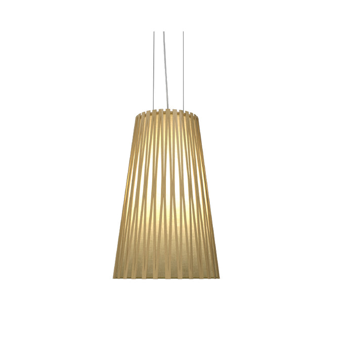 Accord 1239 Living Hinges 1-lt 6" LED Pendant-Organic Gold
