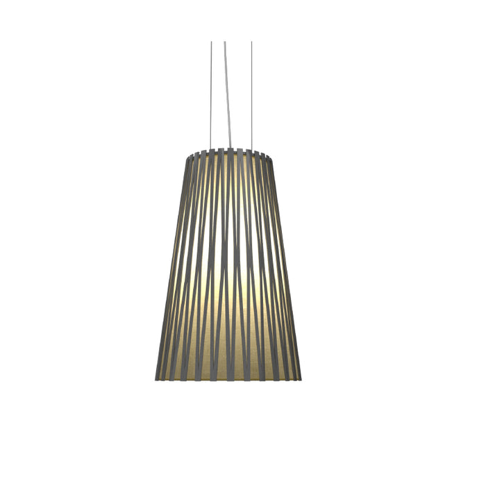 Accord 1239 Living Hinges 1-lt 6" LED Pendant-American Walnut
