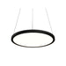 Accord 1441 Naia 1-lt 14" LED Pendant-Charcoal