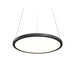Accord 1441 Naia 1-lt 14" LED Pendant-Organic lead Grey