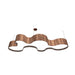 Accord 1258 Organico 1-lt 79" LED Pendant-American Walnut