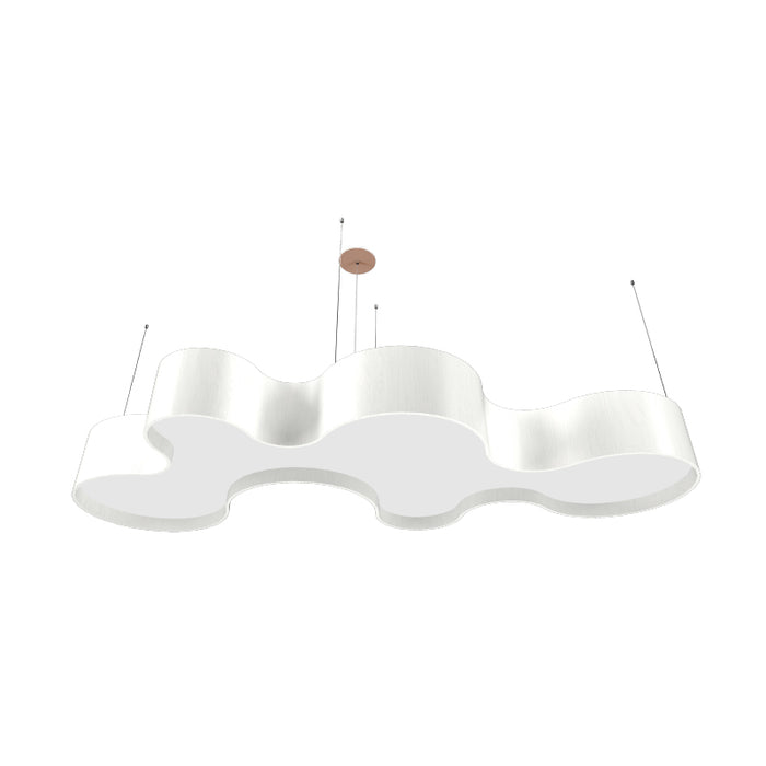 Accord 1258 Organico 1-lt 79" LED Pendant-Organic White