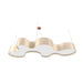 Accord 1258 Organico 1-lt 79" LED Pendant-Organic Cappuccino