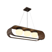 Accord 1448 Sfera 3-lt 33" LED Pendant-American Walnut