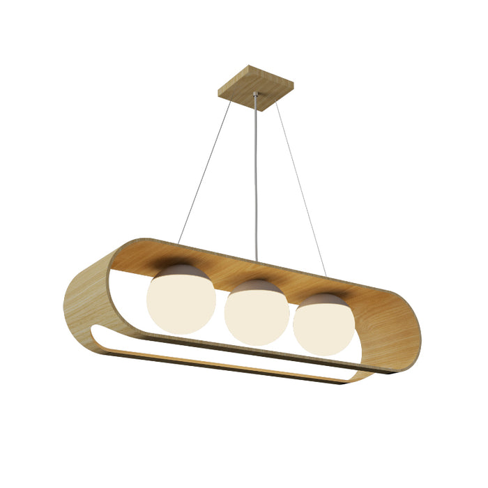 Accord 1448 Sfera 3-lt 33" LED Pendant-Sand