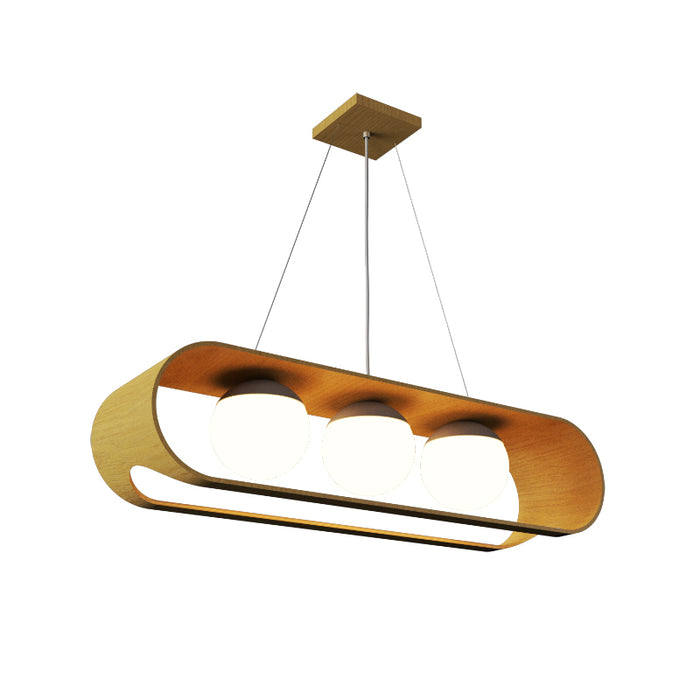 Accord 1448 Sfera 3-lt 33" LED Pendant-Organic Gold
