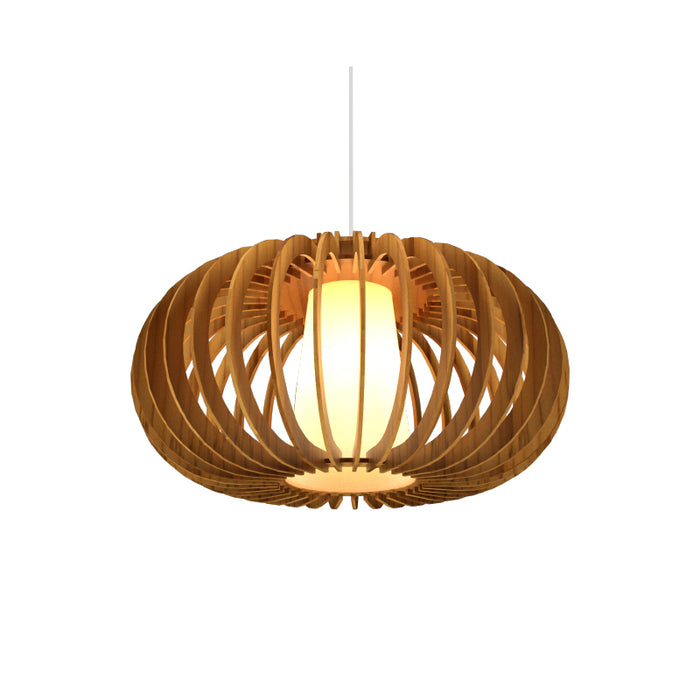 Accord 1185 Stecche Di Legno 1-lt 31" LED Pendant-Teak