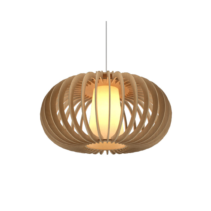 Accord 1185 Stecche Di Legno 1-lt 31" LED Pendant-Maple