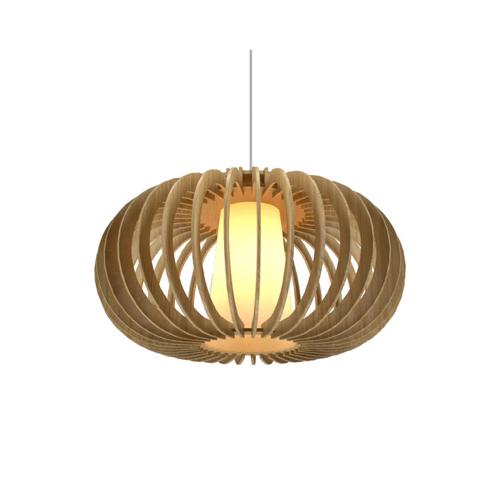 Accord 1185 Stecche Di Legno 1-lt 31" LED Pendant-Sand