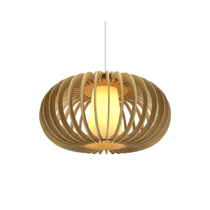 Accord 1185 Stecche Di Legno 1-lt 31" LED Pendant-Organic Gold