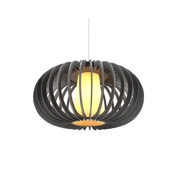 Accord 1185 Stecche Di Legno 1-lt 31" LED Pendant-Organic lead Grey