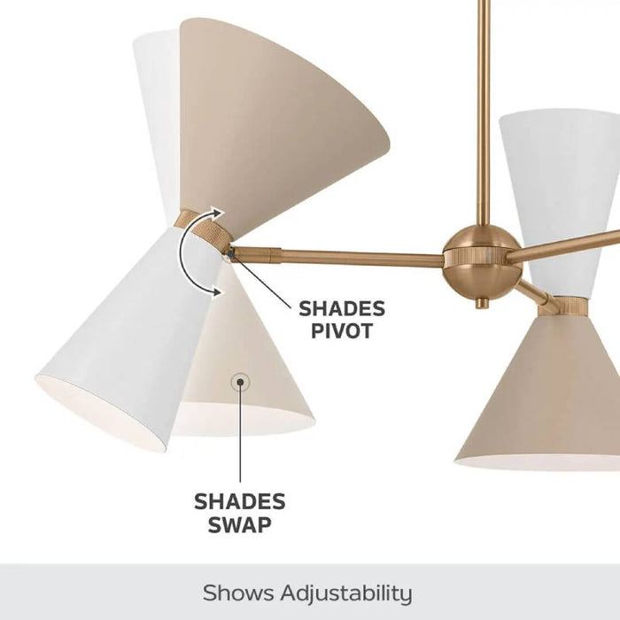 Kichler 52567 Phix 16-lt 49" Chandelier