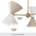Kichler 52567 Phix 16-lt 49" Chandelier