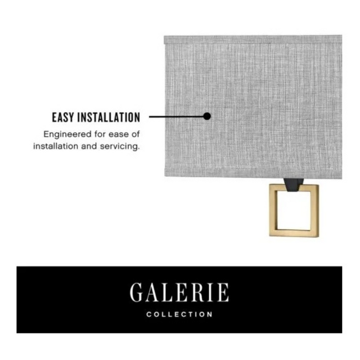 Hinkley 41302 Link Off White 1-lt 12" Tall LED Wall Sconce