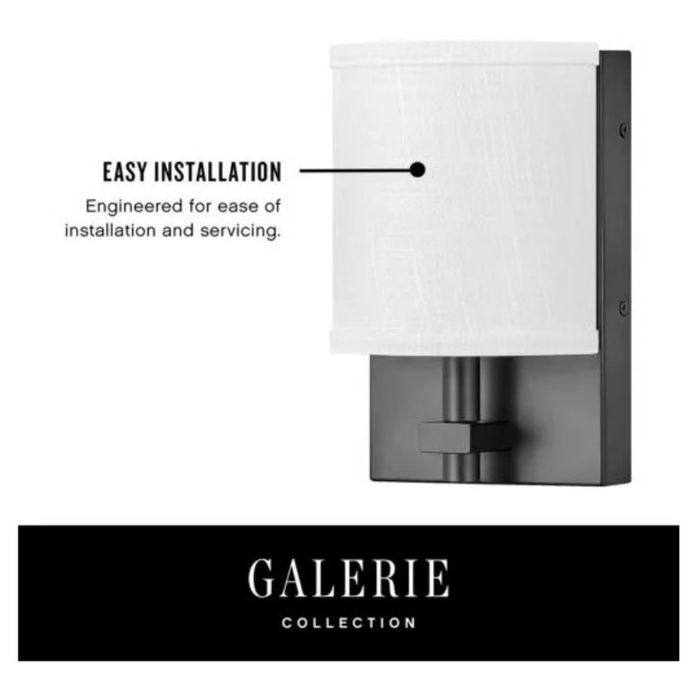 Hinkley 41011 Avenue White Acrylic 1-lt 9" Tall LED Wall Sconce