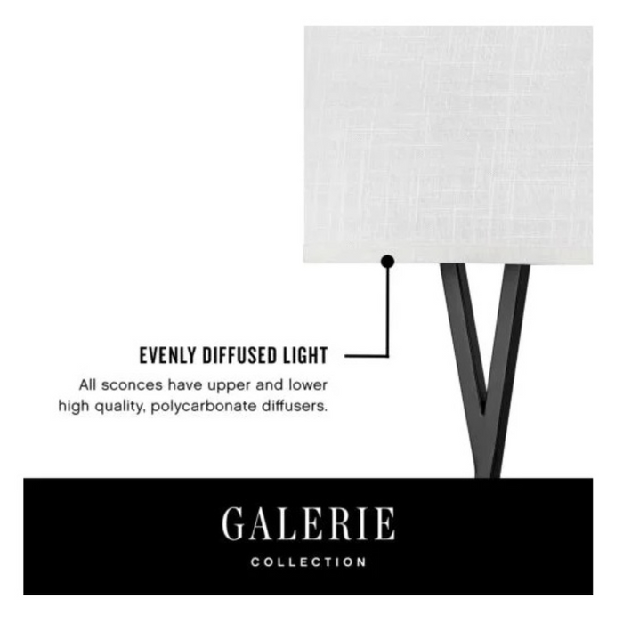 Hinkley 41102 Axis Off White 1-lt 22" Tall LED Wall Sconce