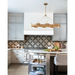 Hinkley 34107 Raffi 8-lt 52" LED Linear Chandelier