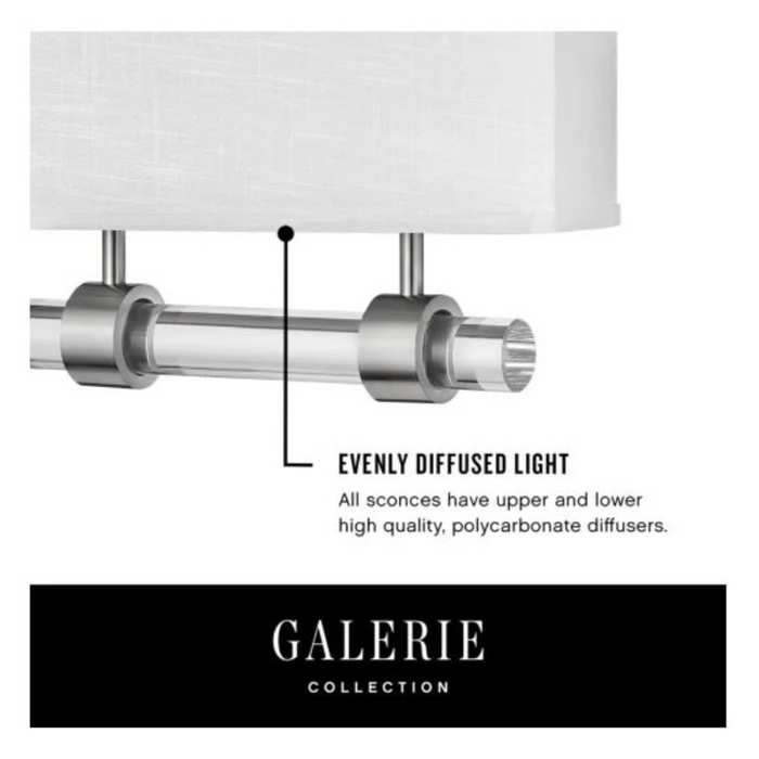 Hinkley 41302 Link Off White 1-lt 12" Tall LED Wall Sconce