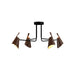 Accord 5105 Balance 4-lt 39" LED Semi Flush-Imbuia