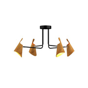 Accord 5105 Balance 4-lt 39" LED Semi Flush-Teak