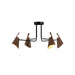 Accord 5105 Balance 4-lt 39" LED Semi Flush-American Walnut