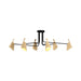 Accord 5104 Balance 6-lt 61" LED Semi Flush-Maple