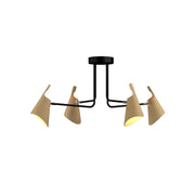 Accord 5105 Balance 4-lt 39" LED Semi Flush-Maple