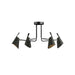 Accord 5105 Balance 4-lt 39" LED Semi Flush-Charcoal