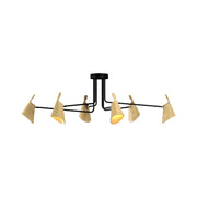 Accord 5104 Balance 6-lt 61" LED Semi Flush-Sand