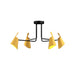 Accord 5105 Balance 4-lt 39" LED Semi Flush-Organic Gold