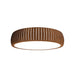 Accord 5040LED Barrel 1-lt 28" LED Flush Mount-Imbuia