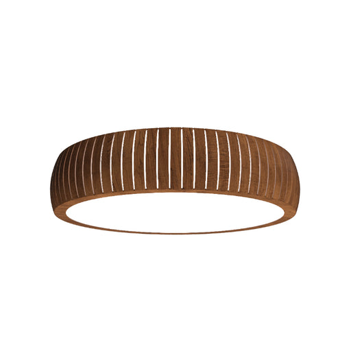 Accord 5042LED Barrel 1-lt 35" LED Flush Mount-Imbuia