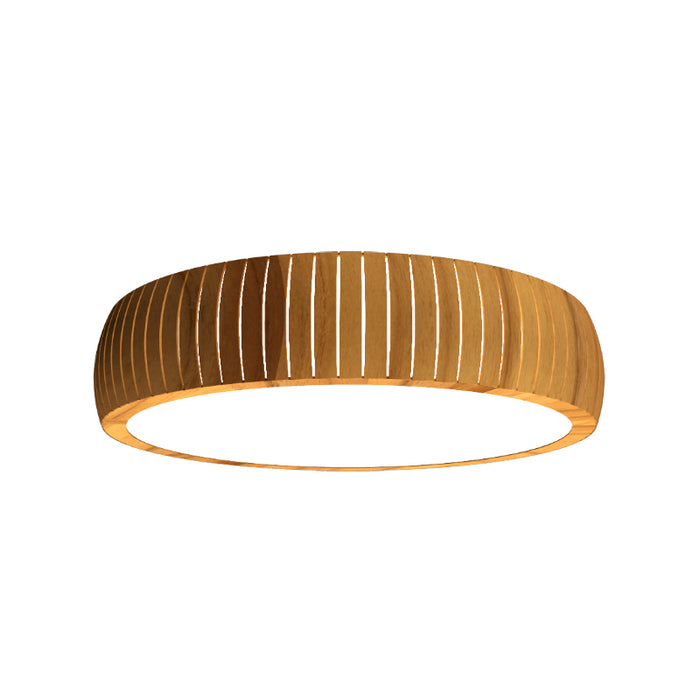 Accord 5038LED Barrel 1-lt 20" LED Flush Mount-Teak