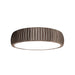 Accord 5042LED Barrel 1-lt 35" LED Flush Mount-American Walnut