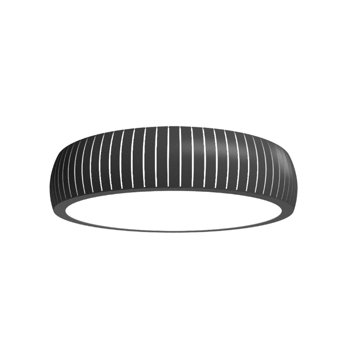 Accord 5042LED Barrel 1-lt 35" LED Flush Mount-Lead Grey