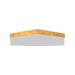 Accord 539LED Clean 1-lt 12" LED Flush Mount-Louro Freijo